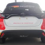 Véhicule avec un semi covering pour la société carrosserie Minatchy