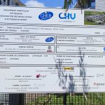 Panneau de chantier CHU Réunion